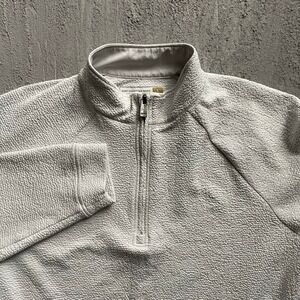 Hart Schaffner Marx   1/4 Zip Pullover Men Large Grey